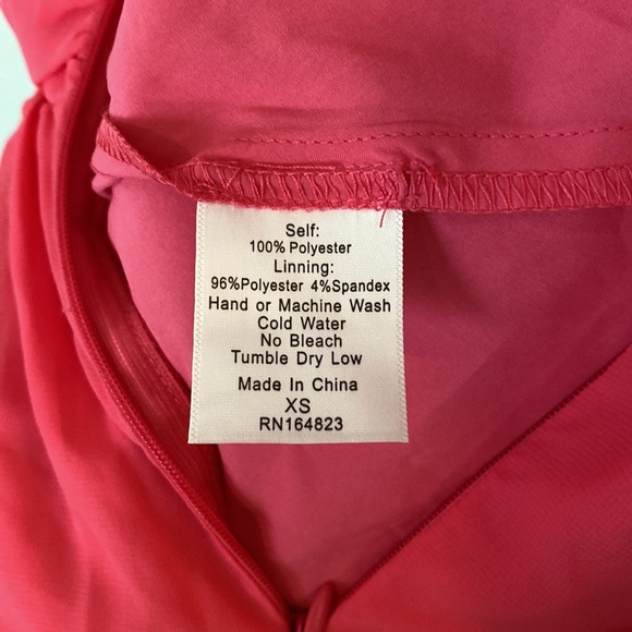 Lucy in The Sky Skater Mini Dress with Plunging V-neckline Size XS Style: L55077 - Picture 9 of 11